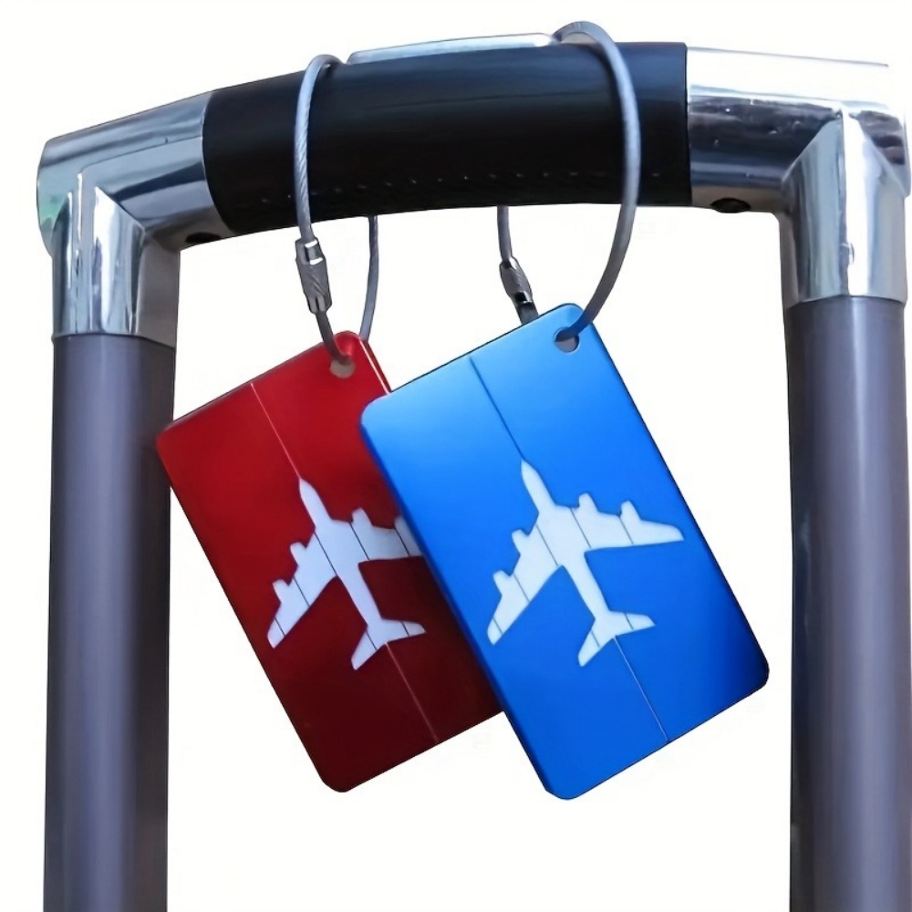 Travel Accessories International - Premium Alüminyum Seyahat Bagaj Etiketi Dayanıklı