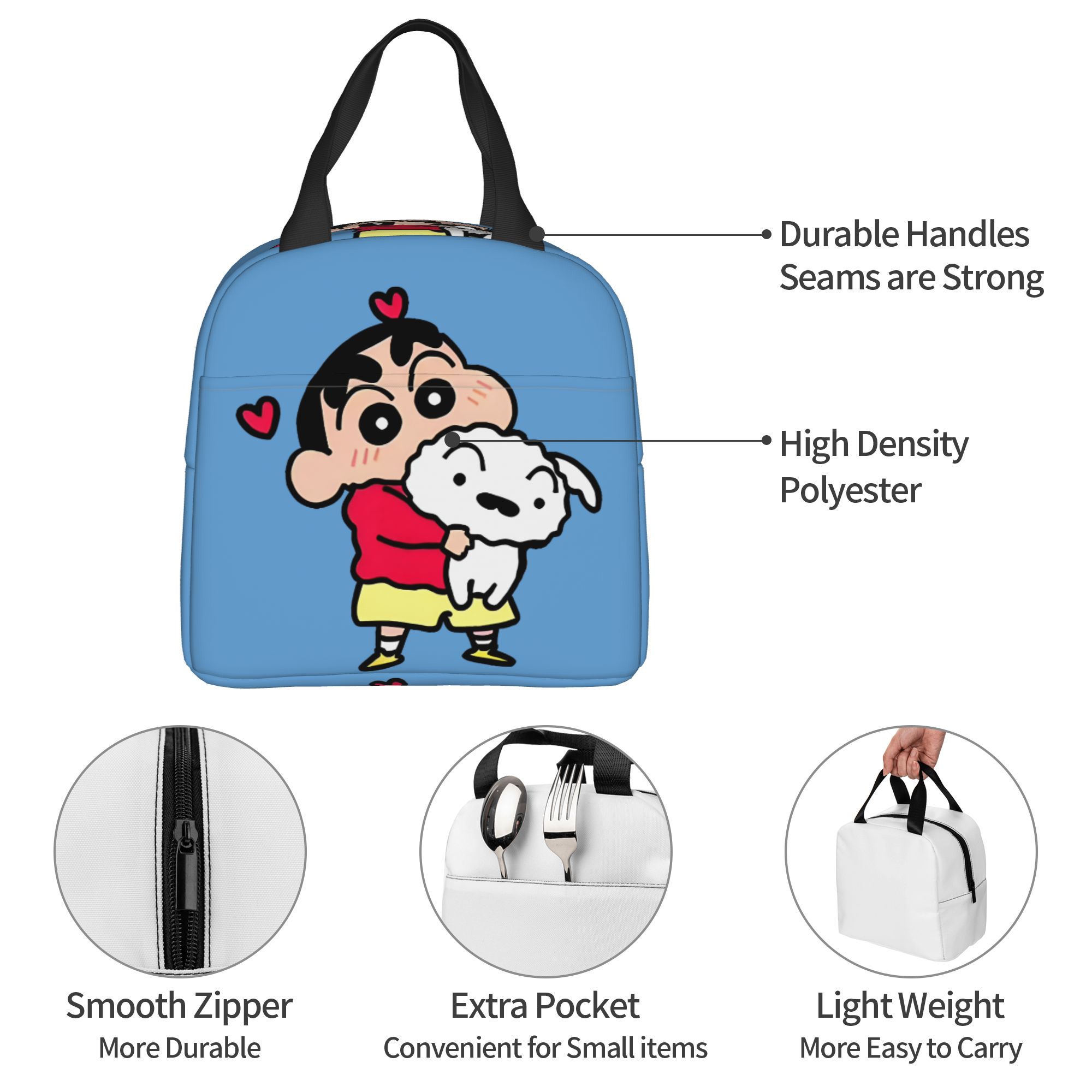 Travel Accessories 2022 - Crayons S-Shinchans Yalıtımlı Öğle Yemeği Çantası