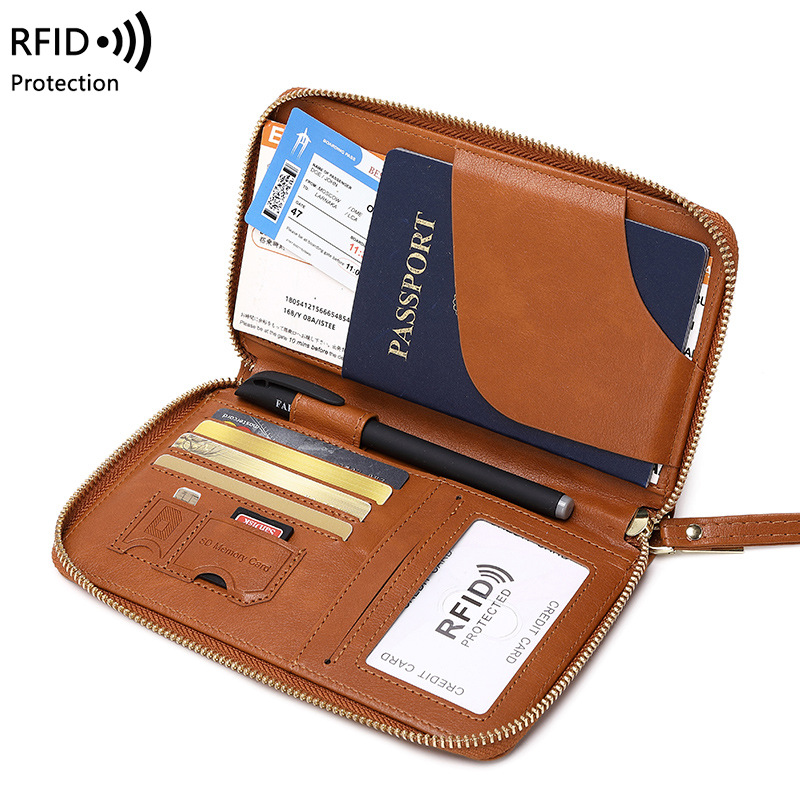 Travel Accessories Rfid - Yeni deri pasaport kapağı RFID engelleme