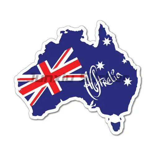 Travel Accessories Australia - Avustralya vinil araba etiketi dizüstü araba