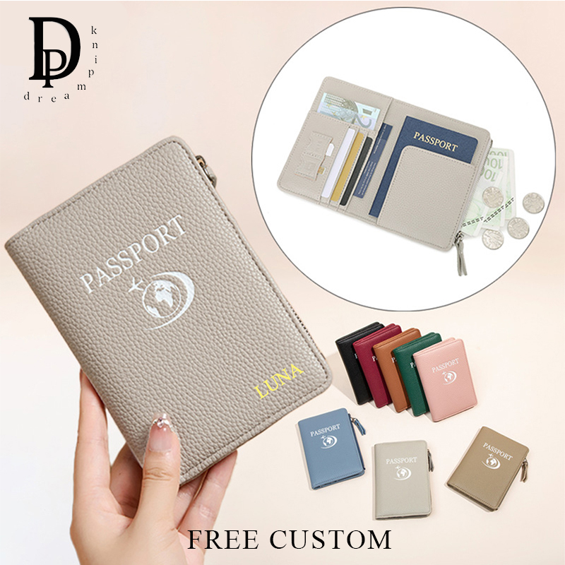 Travel Accessories Rfid - Seyahat Kadın RFID Kişiselleştirilmiş Pasaport Tutucu