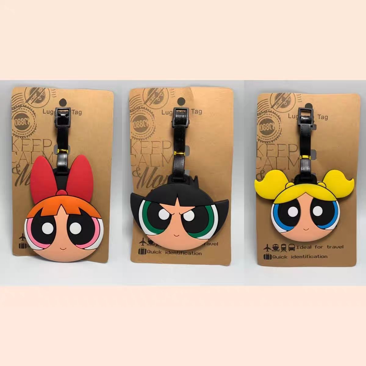 Travel Accessories International - Anime Powerpuff Girls Çanta Süsü Kawaii