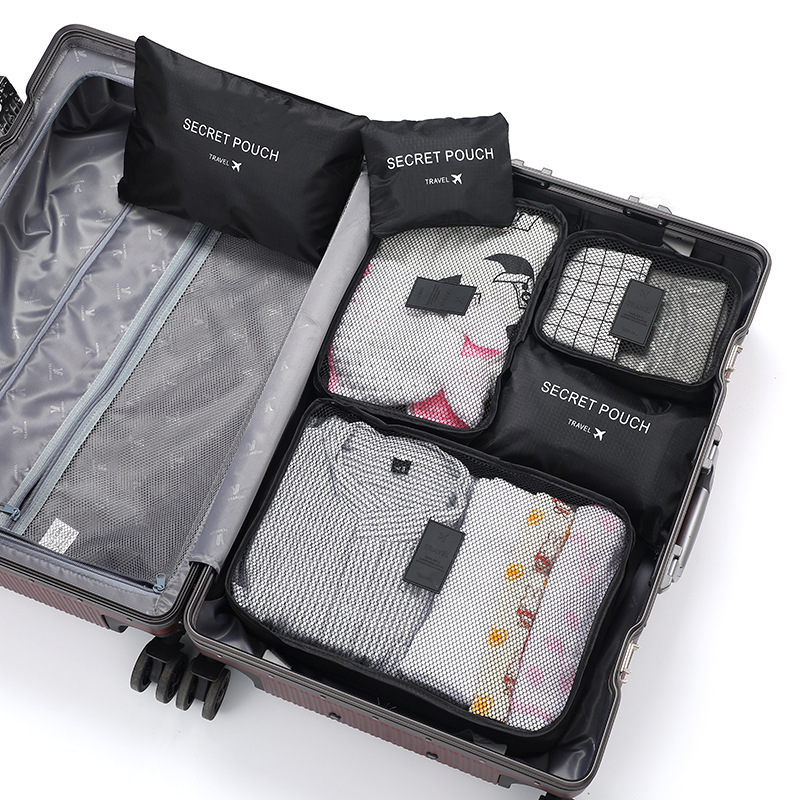 Travel Accessories Kit Bag - 6 takım seyahat saklama torbaları küçük
