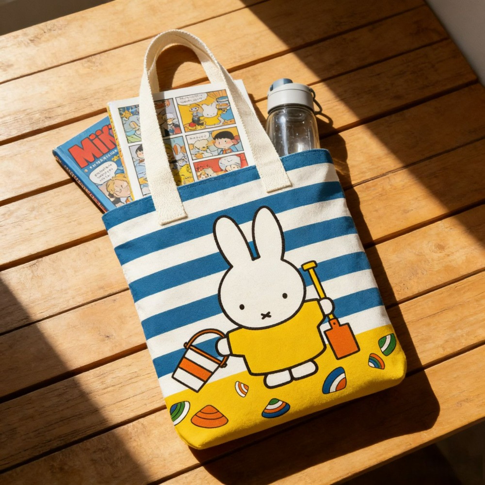 Travel Accessories Shops - Miffy Tavşan Kanvas Omuz Çantası Rahat
