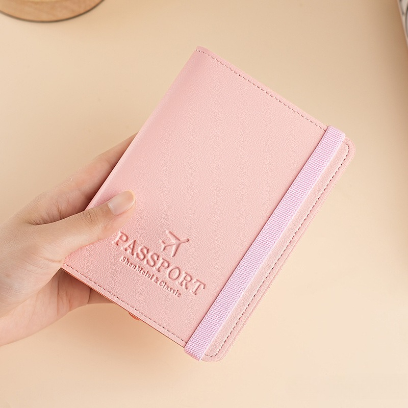 Travel Accessories Rfid - PU Deri Pasaport Kabı, Çok Fonksiyonlu