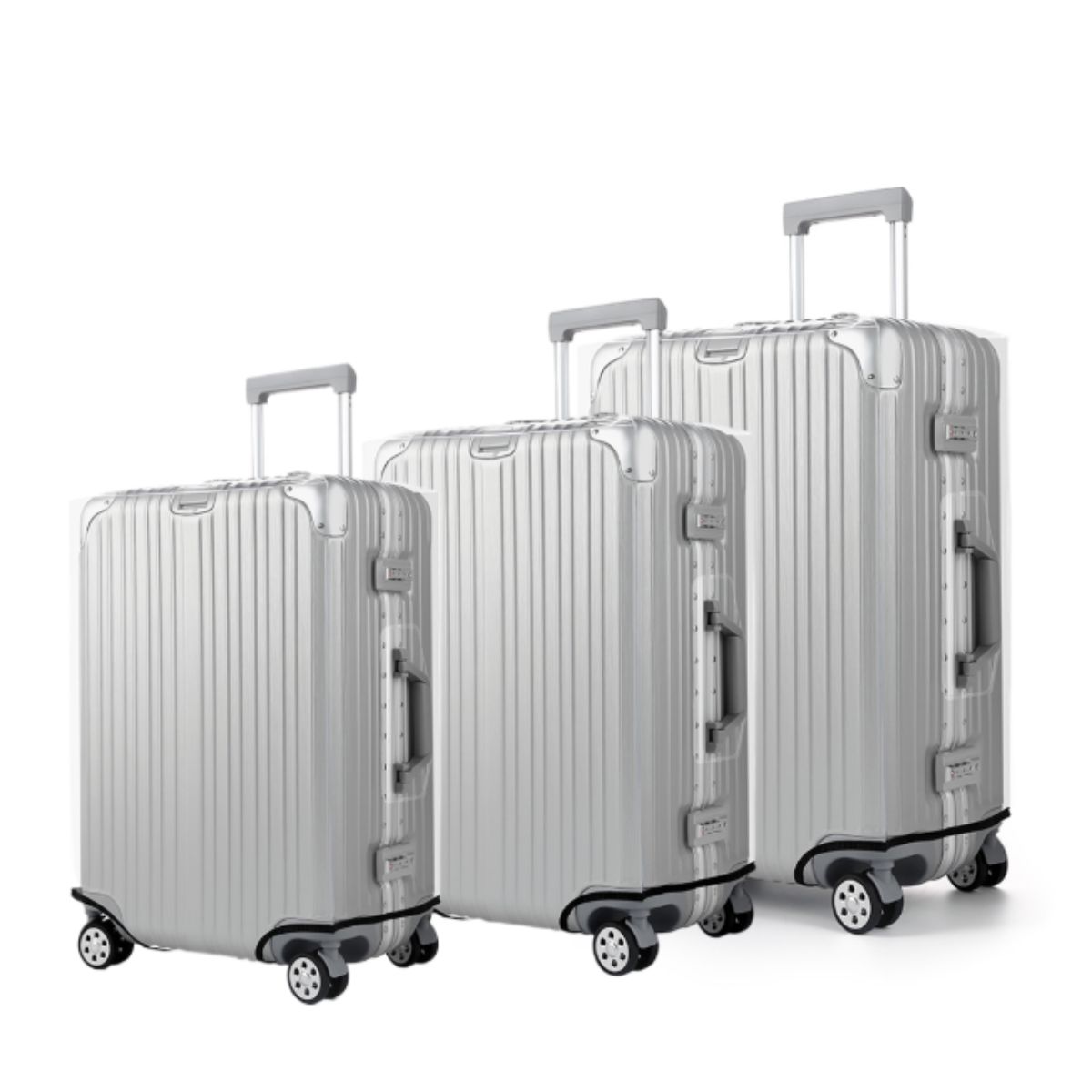 Travel Accessories 2022 - Kalınlaştırılmış Şeffaf Bagaj Kılıfı Koruyucu, 18”