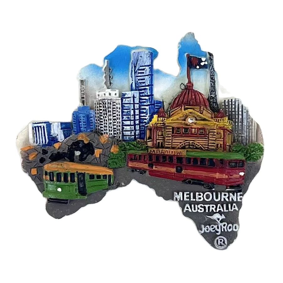 Travel Accessories Australia - Avustralya buzdolabı hatıra mıknatıs Melbourne seyahat