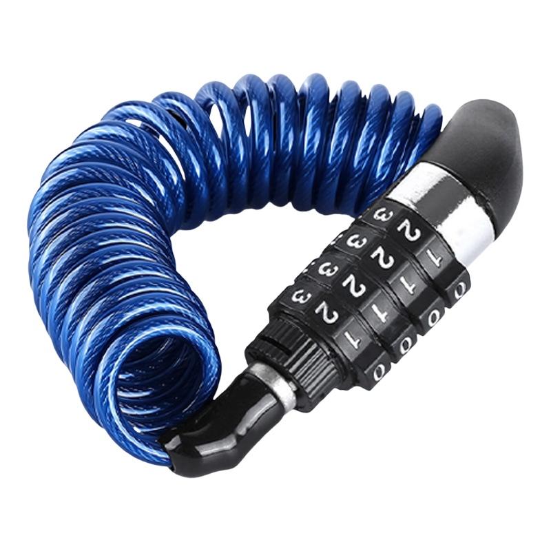 Cable Lock Combination - Motosiklet Kask Kilidi Kablosu 4 Haneli