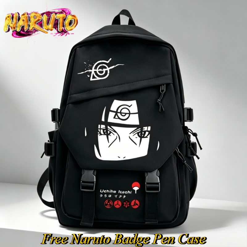 Travel Accessories Kit Bag - NARUTO Karikatür Sırt Çantası İki Boyutlu