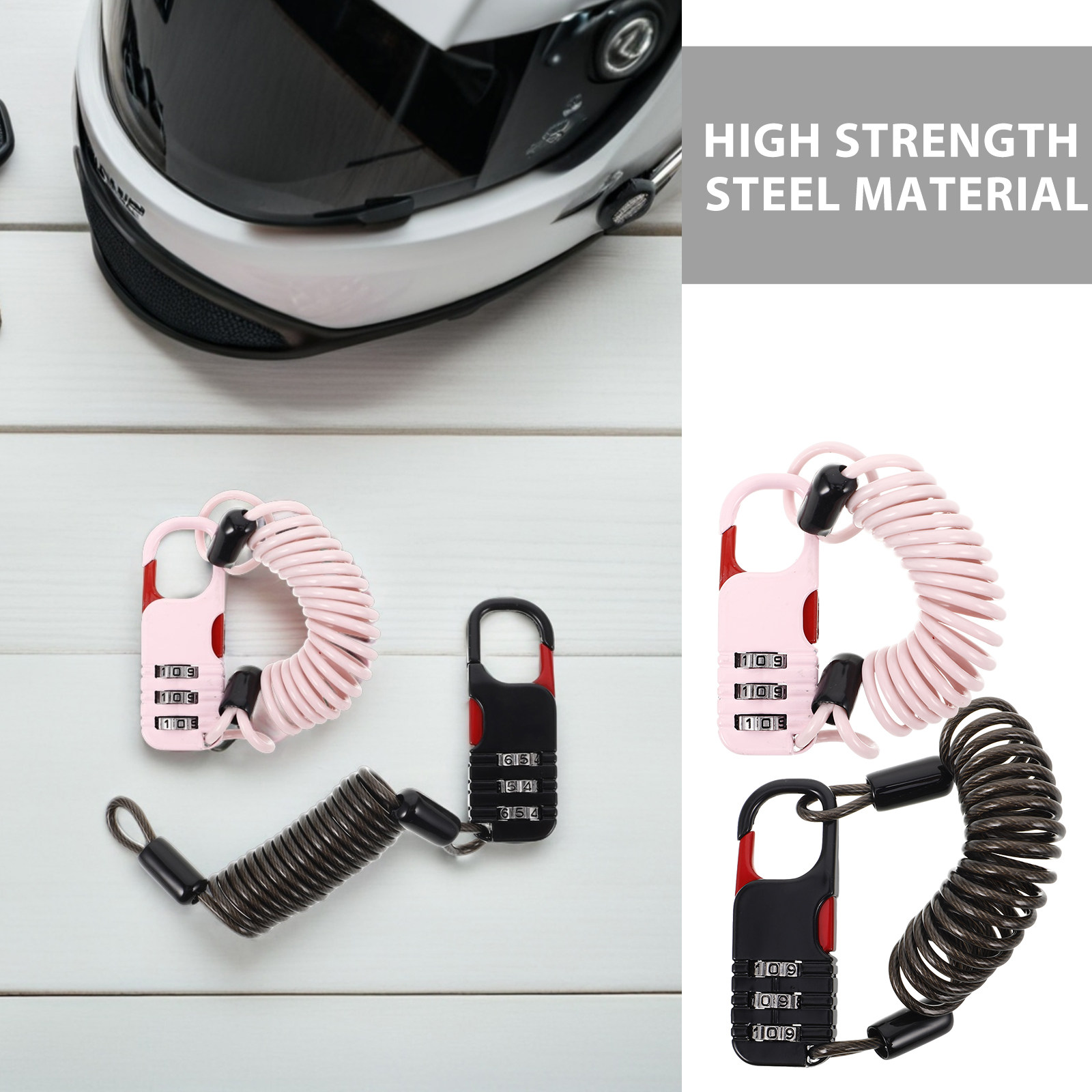 2 Adet Bisiklet Kilidi Hırsızl - Cable Lock Combination incelemesi ve fiyatı