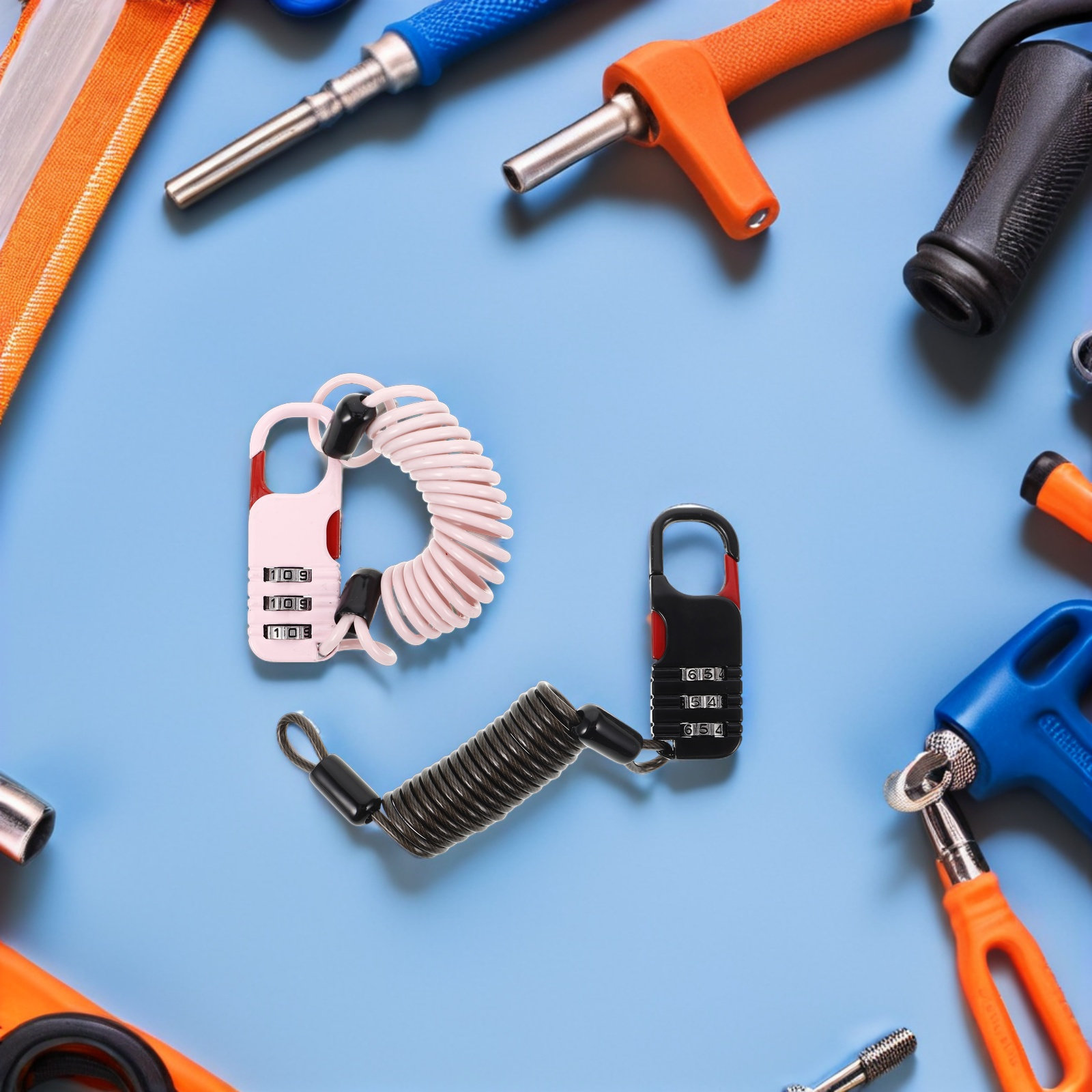 2 Adet Bisiklet Kilidi Hırsızl - Cable Lock Combination incelemesi ve fiyatı
