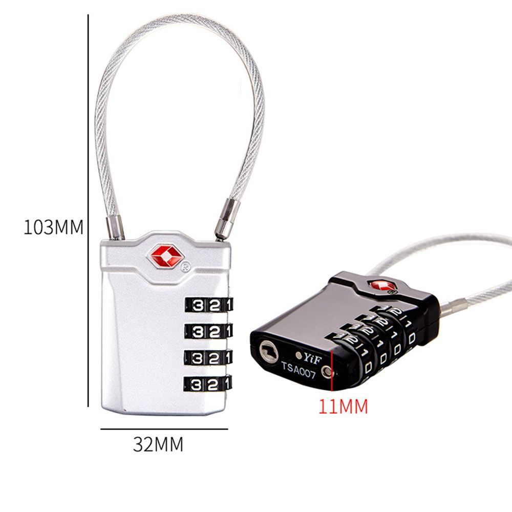 Su geçirmez Küçük Asma Kilit K - Cable Lock Combination incelemesi ve fiyatı