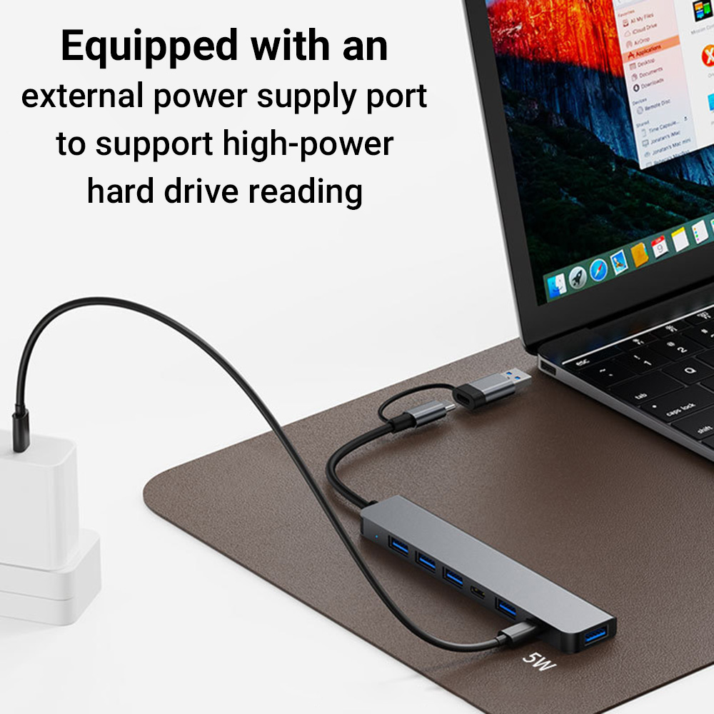 7'si 1 arada Çift Kafalı USB-C - Travel Accessories You Need incelemesi ve fiyatı