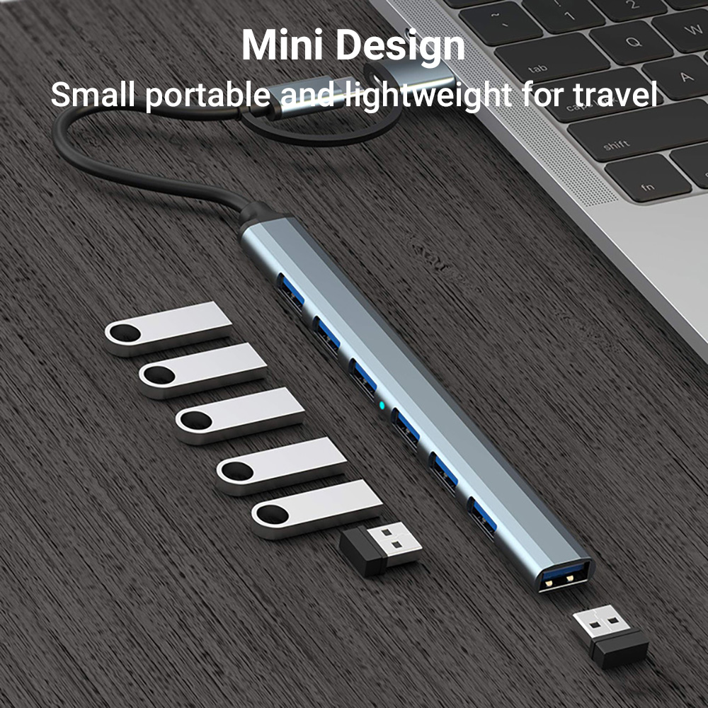 7'si 1 arada Çift Kafalı USB-C - Travel Accessories You Need incelemesi ve fiyatı