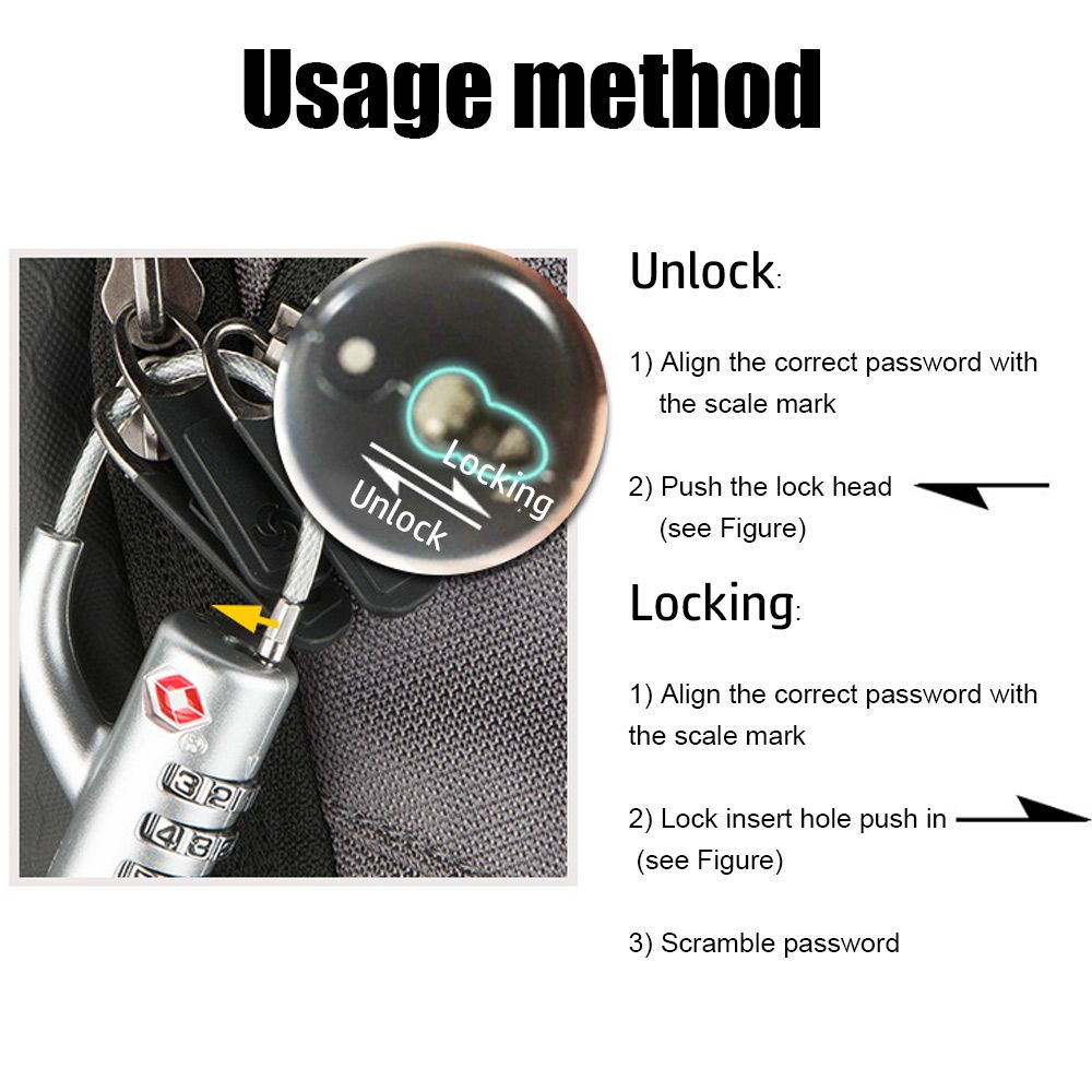 Su Geçirmez Küçük Asma Kilit Ç - Cable Lock Combination incelemesi ve fiyatı