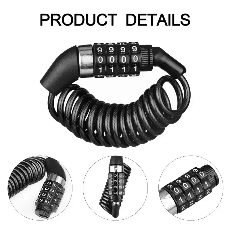 Motosiklet Bisiklet Anti-Hırsı - Cable Lock Combination incelemesi ve fiyatı