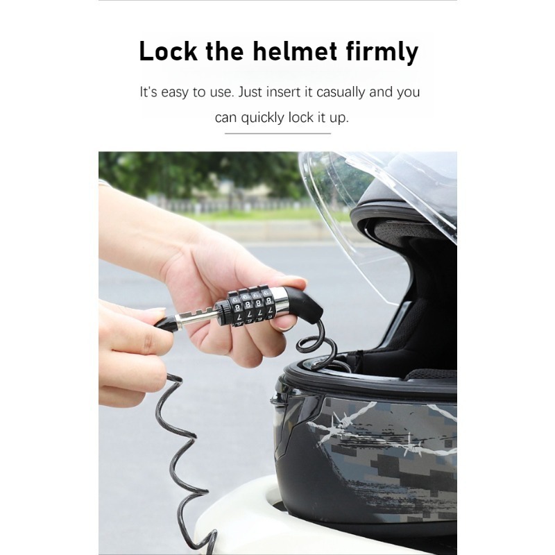 Dayanıklı Kask Kilidi Mini 4 - - Cable Lock Combination incelemesi ve fiyatı
