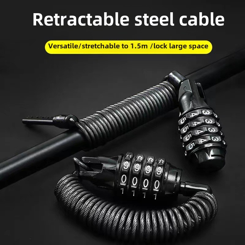 Motosiklet Bisiklet için Anti- - Cable Lock Combination incelemesi ve fiyatı