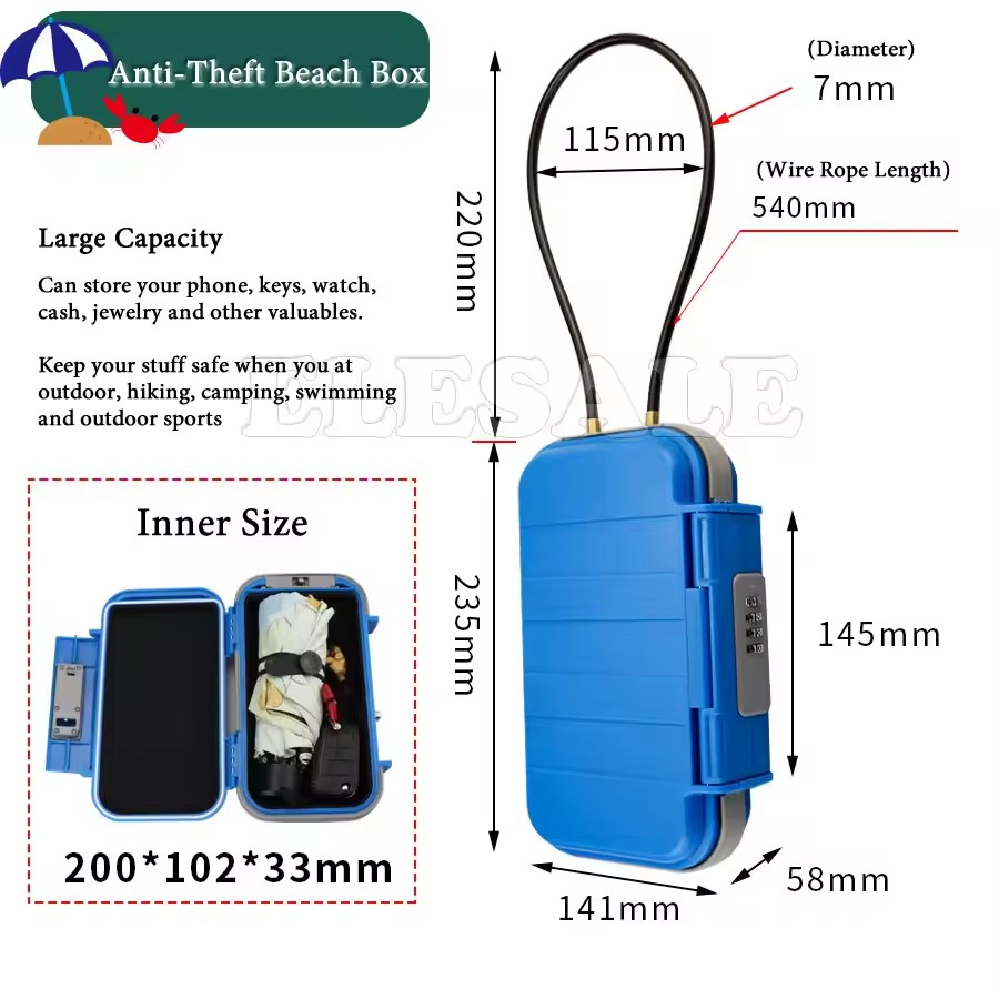 Yaratıcı Taşınabilir 4 haneli  - Cable Lock Combination incelemesi ve fiyatı