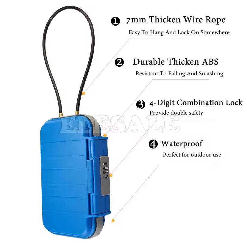 Yaratıcı Taşınabilir 4 haneli  - Cable Lock Combination incelemesi ve fiyatı