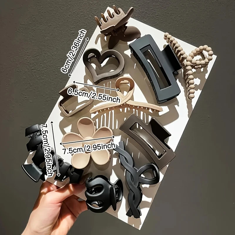 11 Adet Çeşitli Saç Pençe Klip - Travel Accessories Shops incelemesi ve fiyatı