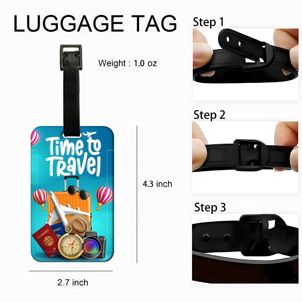 Seyahat Tarzı Bagaj Etiketi Er - Travel Accessories International incelemesi ve fiyatı