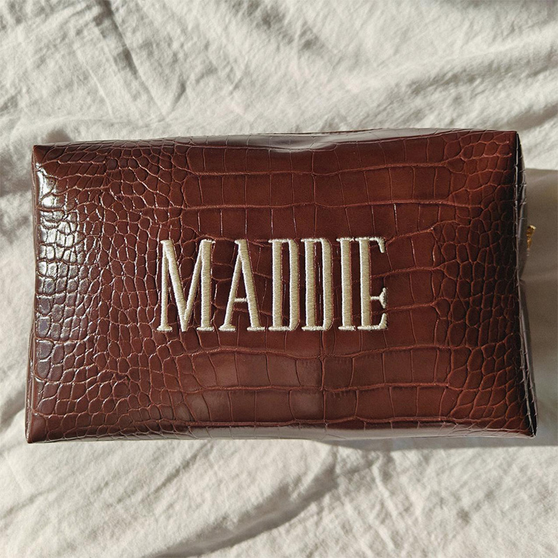 İşlemeli Croc Makyaj Çantası K - Travel Accessories Gift Ideas incelemesi ve fiyatı